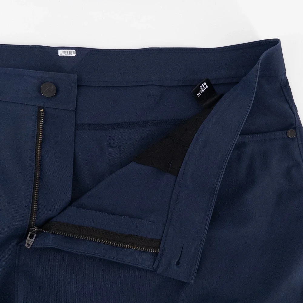 LOT OF 2 Public‎ Rec Mens 44x28 5-Pocket Chino Pants Navy Blue & Black Golf Tech